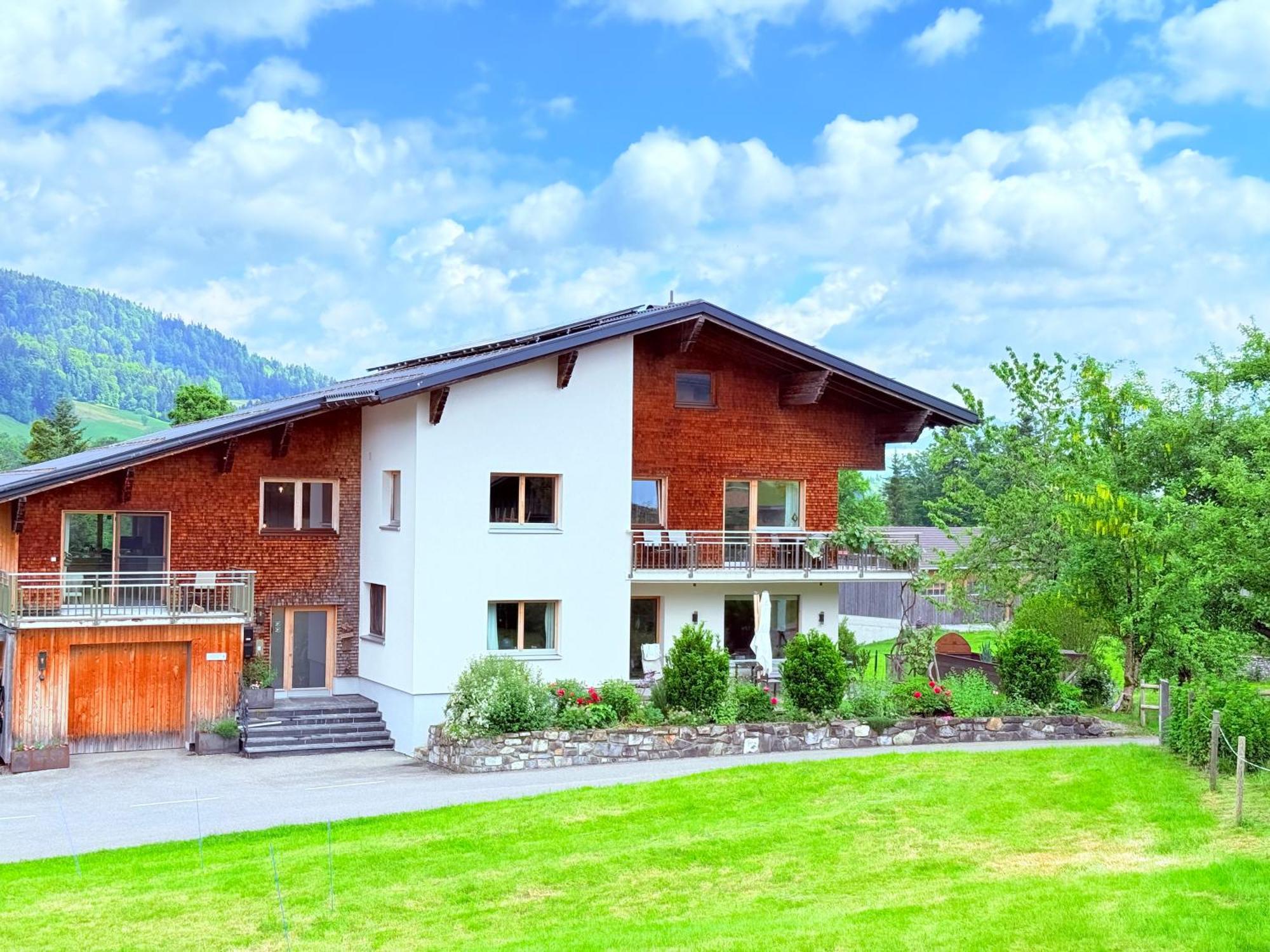 Wiesen Appartment Schwarzenberg im Bregenzerwald Buitenkant foto